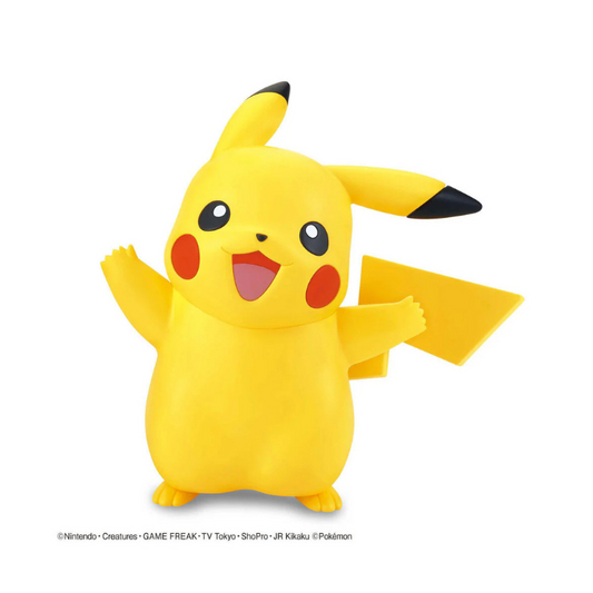 Bandai Pokémon Model Kit Quick!! 01 Pikachu G5061389 snap-fit figure with 15 easy parts