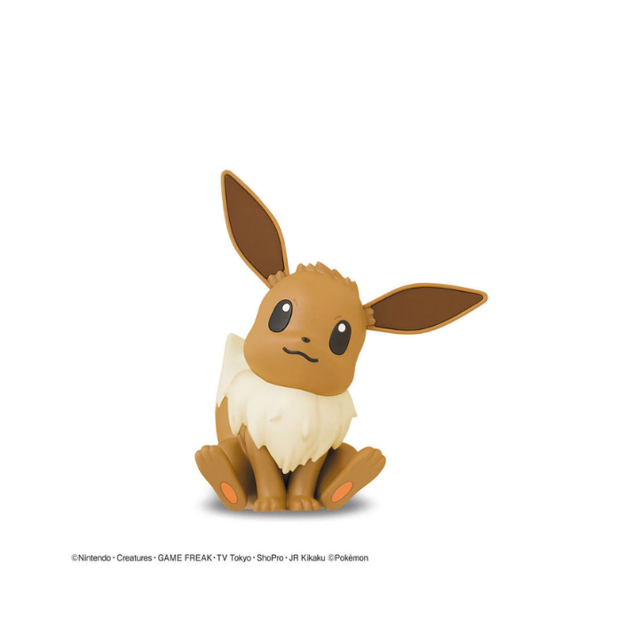 Bandai Pokémon Model Kit Quick!! 04 Eevee G5061392 snap-fit model with 20 easy parts