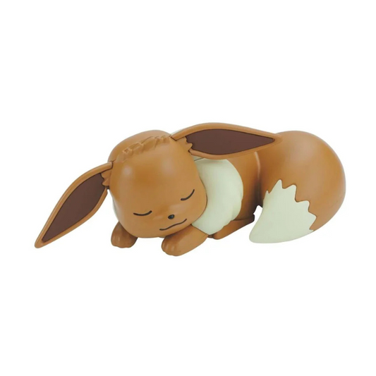 Bandai Pokémon Model Kit Quick!! 07 Eevee Sleeping Pose G5061937 snap-fit figure in resting position