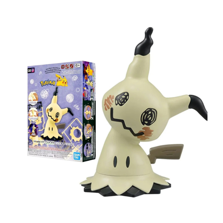 Bandai Pokémon Model Kit Quick!! 08 Mimikyu G5062141 snap-fit figure in Pikachu disguise