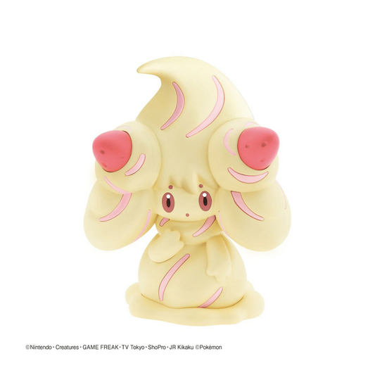 Bandai Pokémon Model Kit Quick!! 12 Alcremie G5064248 snap-fit figure in Strawberry Vanilla form