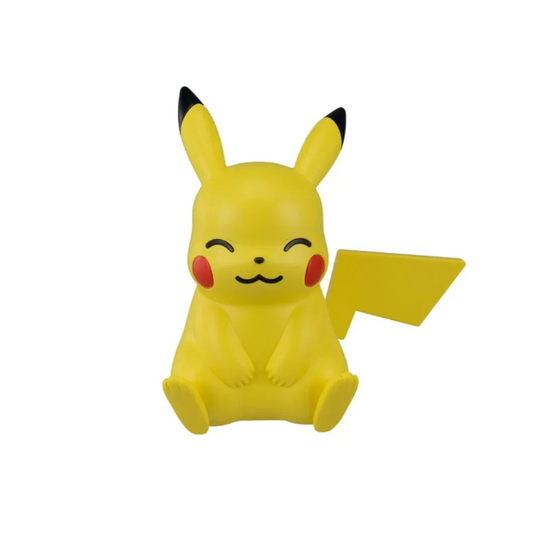 Bandai Pokémon Model Kit Quick!! 16 Pikachu Sitting Pose G5066014 snap-fit figure with yellow body and relaxed posture