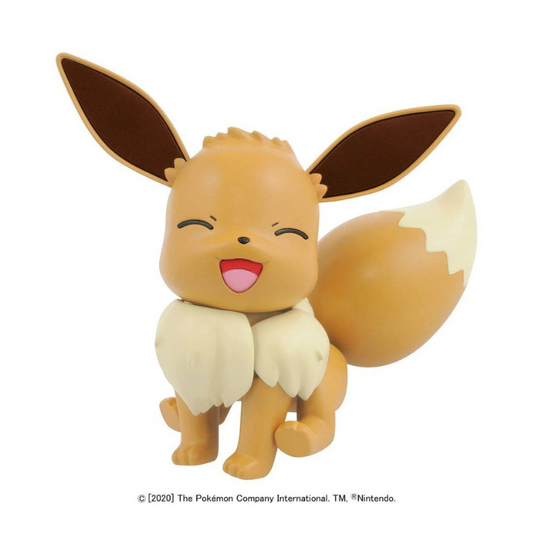 Bandai Pokémon Model Kit Eevee G5058112 snap-fit plastic model assembled
