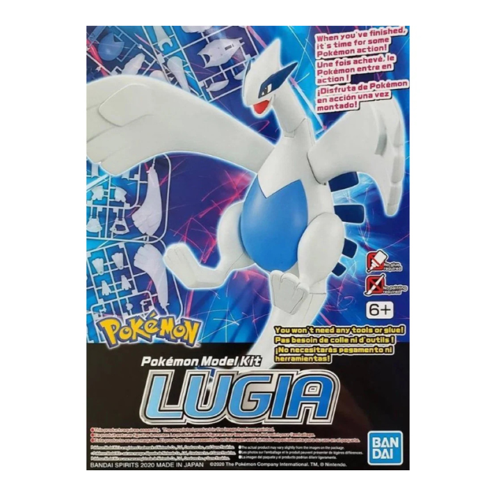 Bandai Pokémon Model Kit Lugia G5060463 snap-fit plastic model with moveable wings