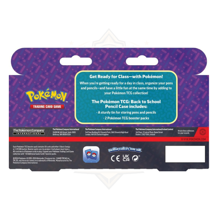 Pokémon TCG - Pencil Tin 2024 (Charizard) Back