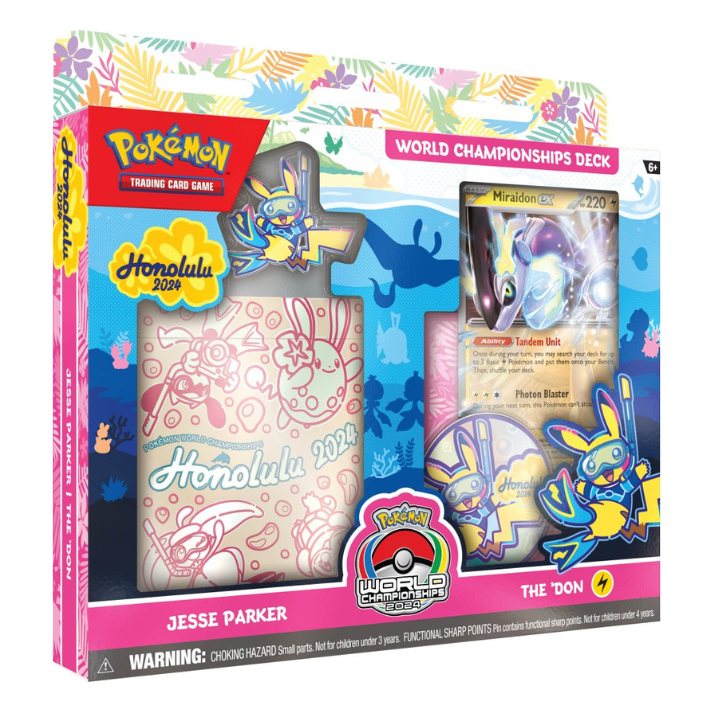 Pokémon TCG: 2024 World Championships Deck – Includes 60-card deck, booklet, pin, coin, deck box, playmat, poster, and online code