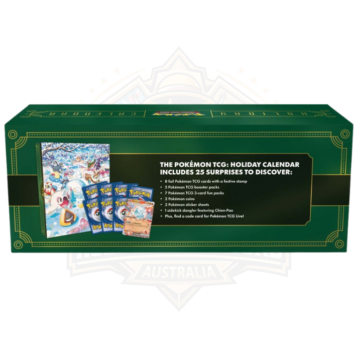 Pokemon TCG: Holiday Calendar Box (2024) Back