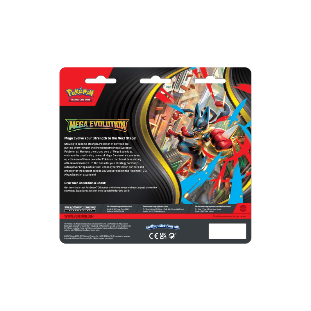 Pokémon TCG Mega Evolution Three Booster Blister sealed – Hobby Collectors Australia
