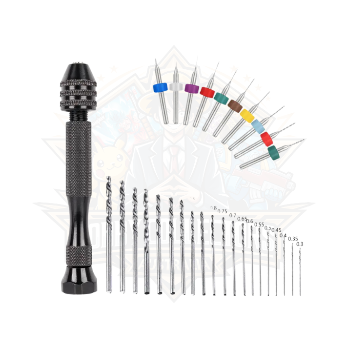 Precision Hobby Tools – Utility Pin Vice & Drill Bits (30 Piece)