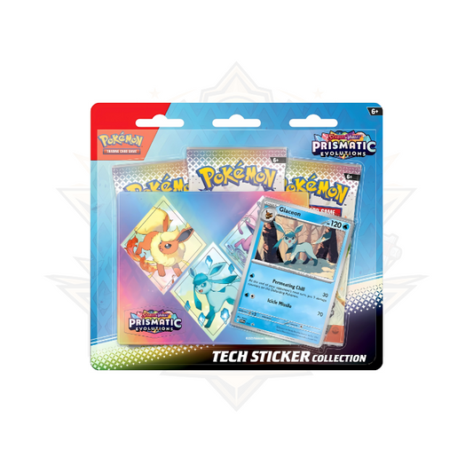 Pokémon TCG - Scarlet & Violet Prismatic Evolutions - Tech Sticker Collection (Assorted)