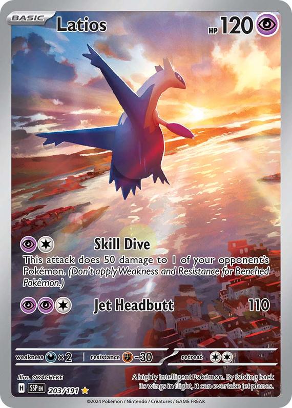 Image of Latios Surging Sparks (SSP) #203