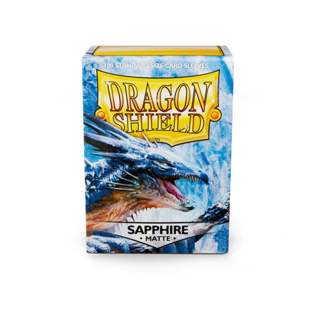 Dragon Shield Sleeves: Matte – Sapphire (100ct)