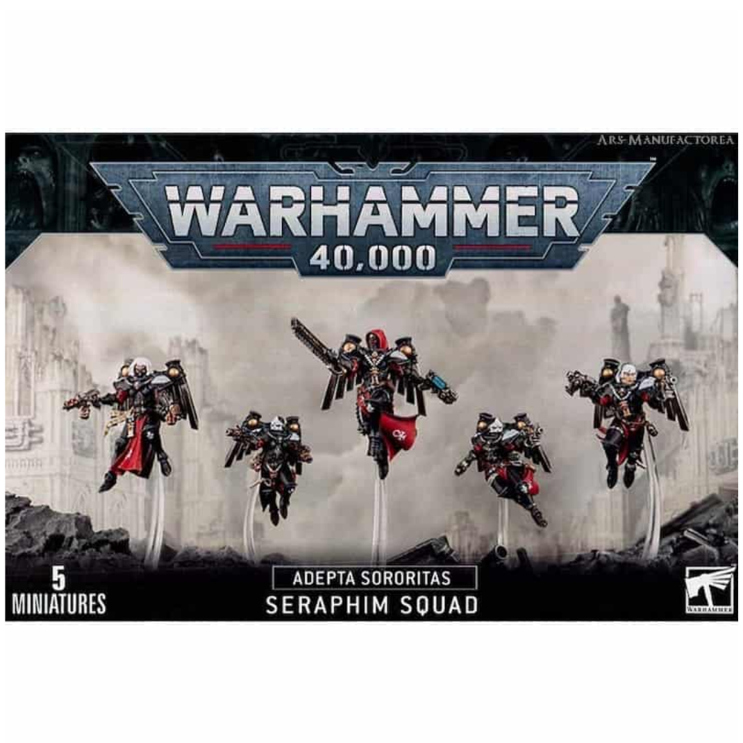 Warhammer 40000 Adepta Sororitas Seraphim Squad box art