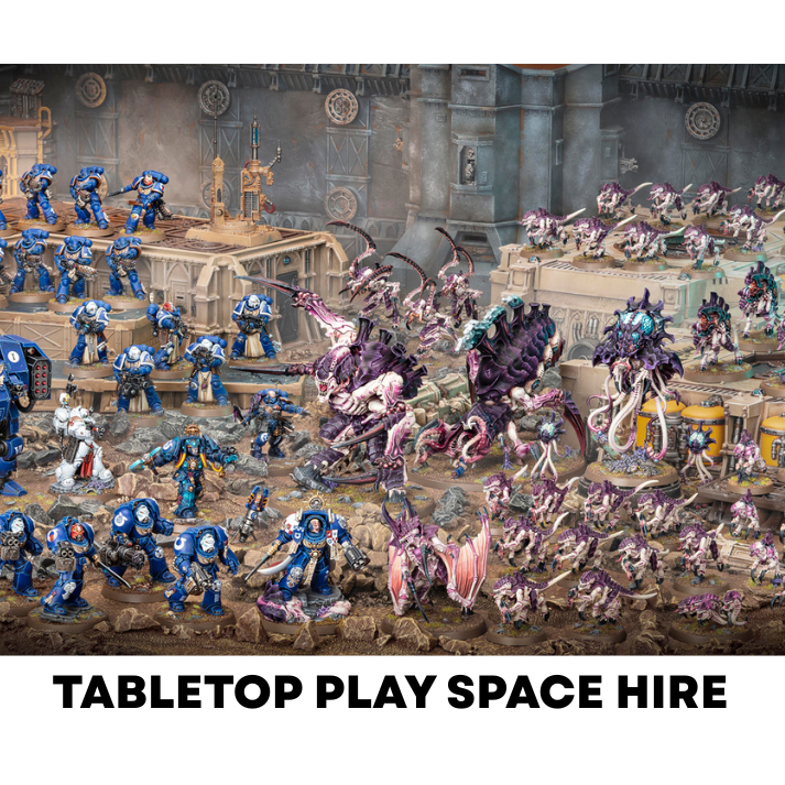 Tabletop Play Space Hire – Reserve Your Gaming Table