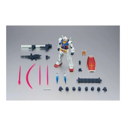 THE ROBOT SPIRITS RX-78-2 Gundam with effect parts and accessories