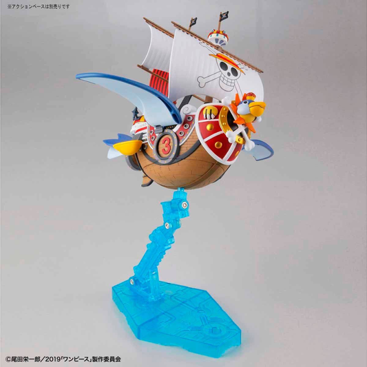 Bandai: One Piece — Grand Ship Collection #15 Thousand Sunny Flying Model (Emperor Penguin Mode) | Snap-Fit Model Kit