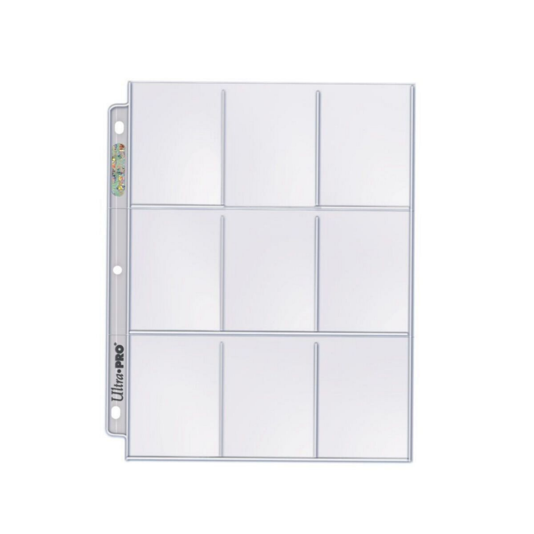 Ultra Pro Silver Series 18-Pocket Pages UP83675 retail pack of 25 pages, holds 450 card