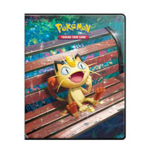 Ultra PRO Pokémon — Mega Evolution Perfect Order 4-Pocket Portfolio | Meowth & Mega Starmie Cover