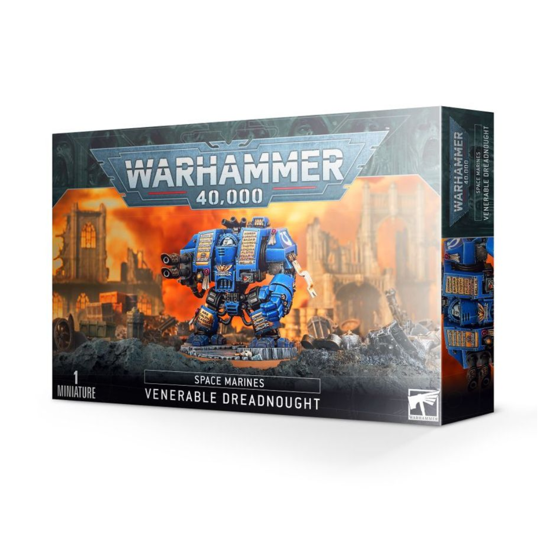 Warhammer 40000 Space Marines Venerable Dreadnought box art