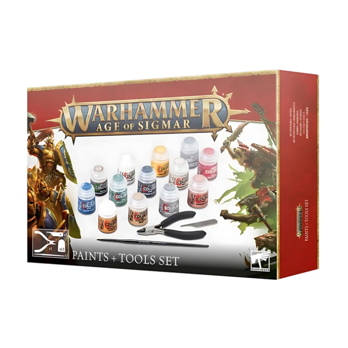 Warhammer Age of Sigmar: Paint + Tools Set 2024