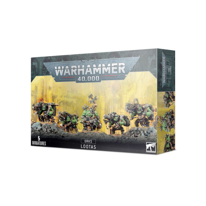 Ork Lootas and Burna Boyz kit for Warhammer 40K tabletop game