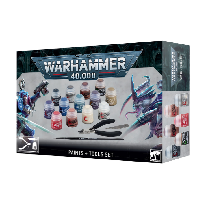 Warhammer 40,000: Paints + Tools Set (10th Edition)