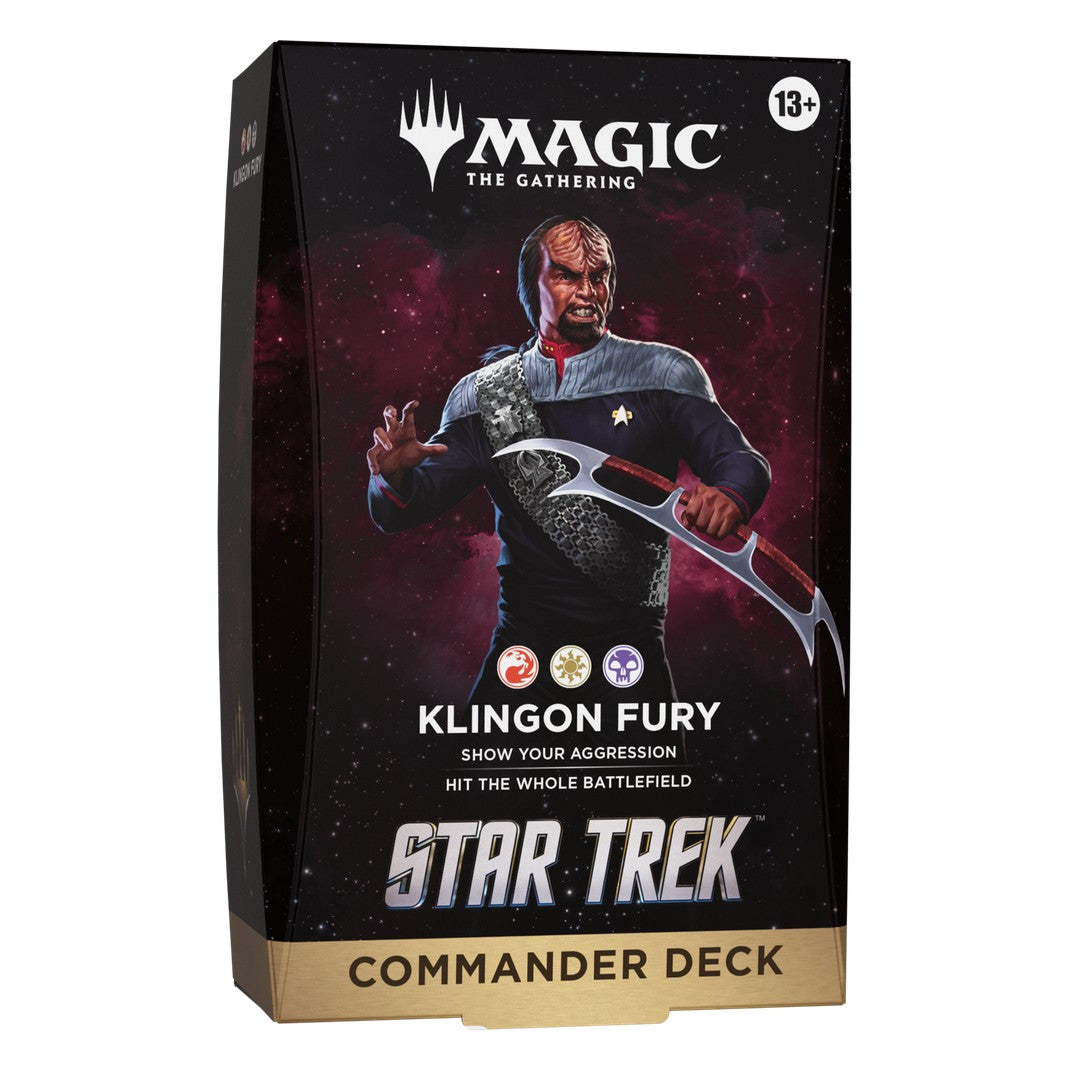 Magic: The Gathering Star Trek Klingon Fury Commander Deck