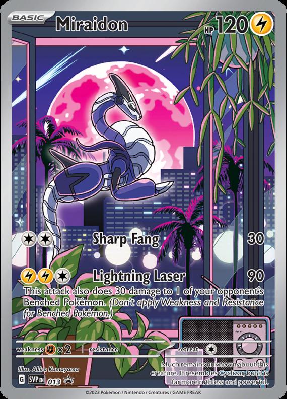 Image of Miraidon Scarlet and Violet Promos (svp) #013