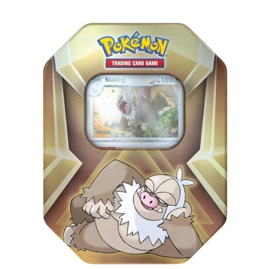 Pokémon TCG: Triple Whammy Tin — Darkrai / Slaking / Tyranitar | 3 Foil Cards + 3 Booster Packs