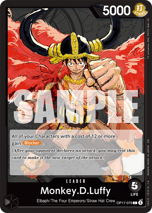 OP-17 Deck Spotlight: (Black) Monkey.D.Luffy — The Elbaf Giants Deck