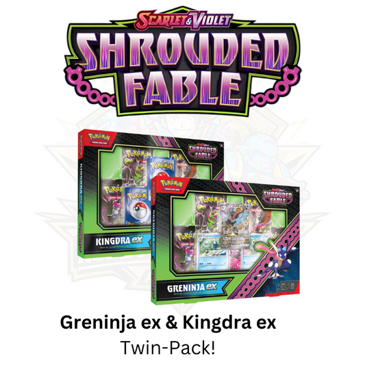 Pokémon TCG - Scarlet & Violet Shrouded Fable - Greninja ex & Kingdra ex Special Illustration Collection (Twin Pack)