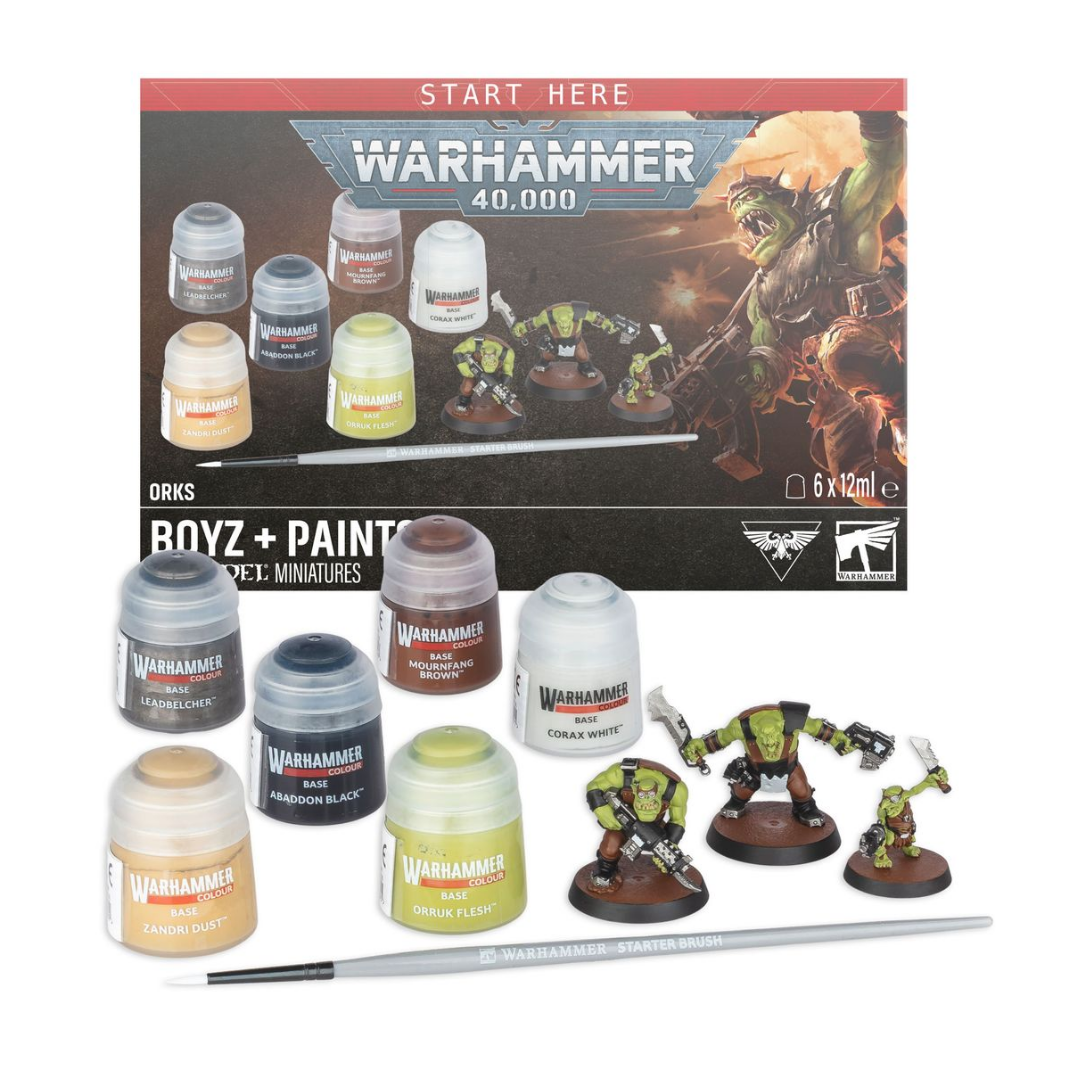 Warhammer 40,000: Orks Boyz + Paints — 11th Edition