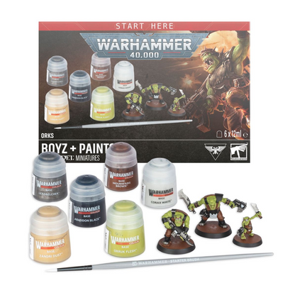 Warhammer 40,000: Orks Boyz + Paints — 11th Edition
