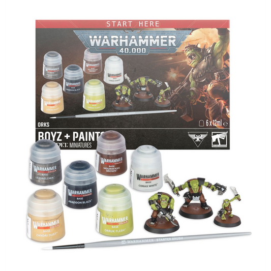 Warhammer 40,000: Orks Boyz + Paints — 11th Edition
