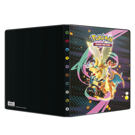 Ultra Pro Pokémon 9-Pocket Portfolio featuring Mega Evolution Ascended Heroes artwork on the front and back covers.