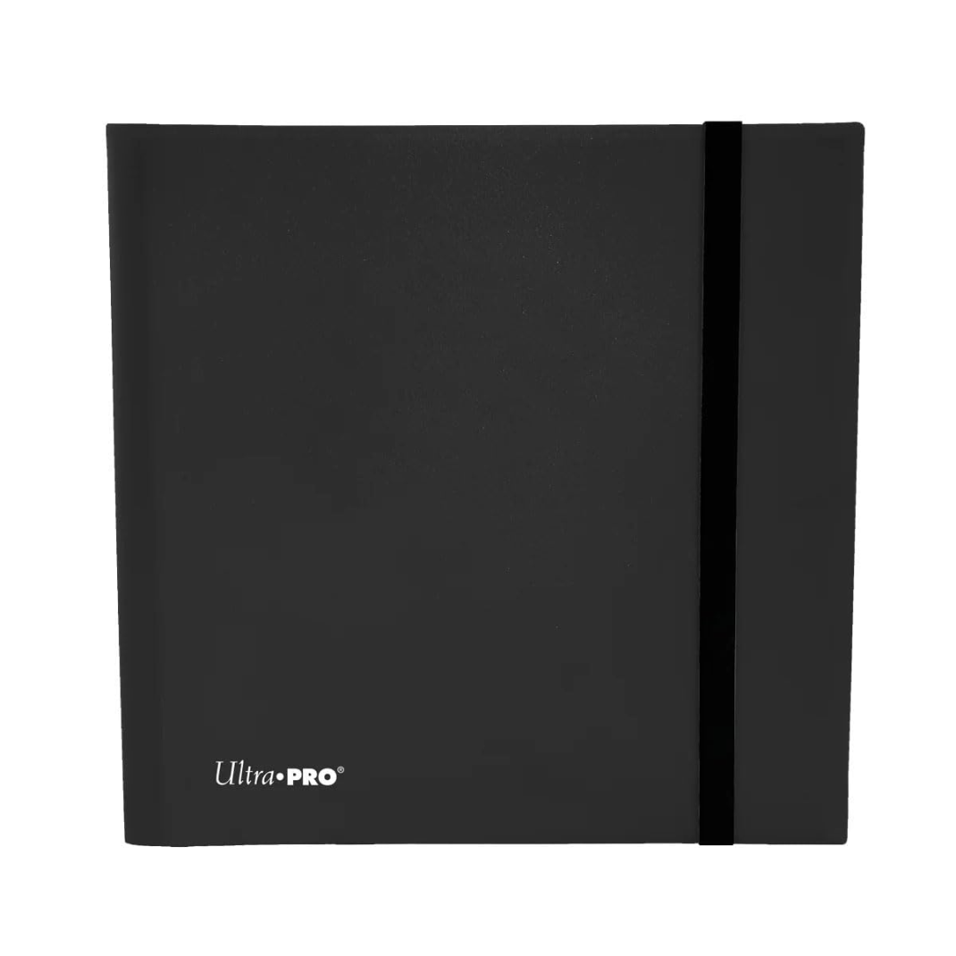 Ultra PRO Eclipse 12-Pocket PRO-Binder in Jet Black, 480-card trading card binder, front cover