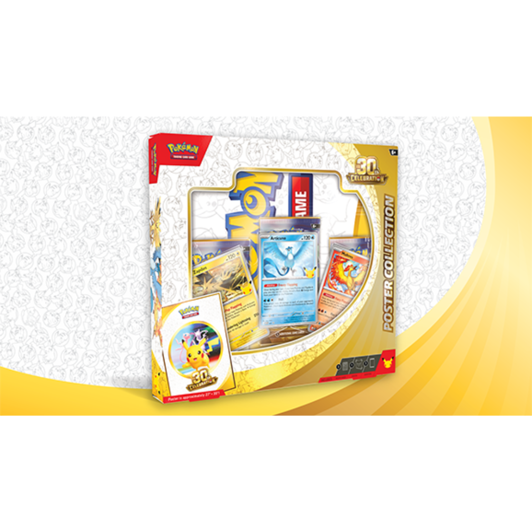 Pokemon TCG 30th Celebration Poster Collection packaging