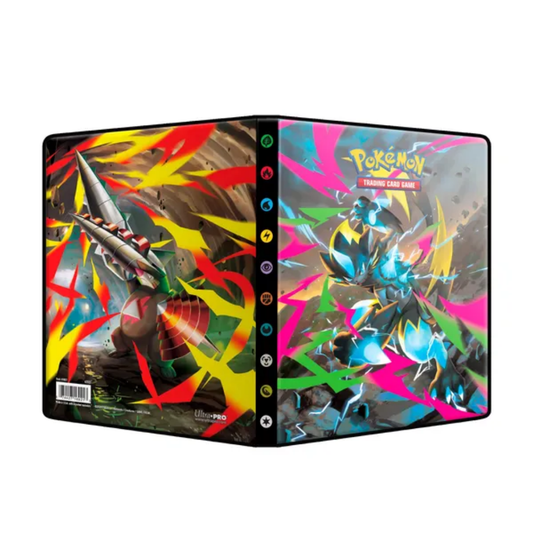 Ultra PRO Pokémon — Mega Evolution Pitch Black 4-Pocket Portfolio | Mega Zeraora & Mega Excadrill