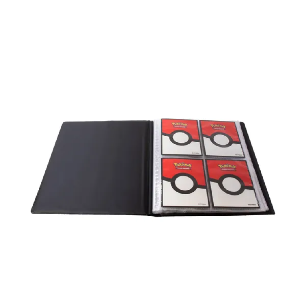 Ultra PRO Pokémon — Mega Evolution Pitch Black 4-Pocket Portfolio | Mega Zeraora & Mega Excadrill