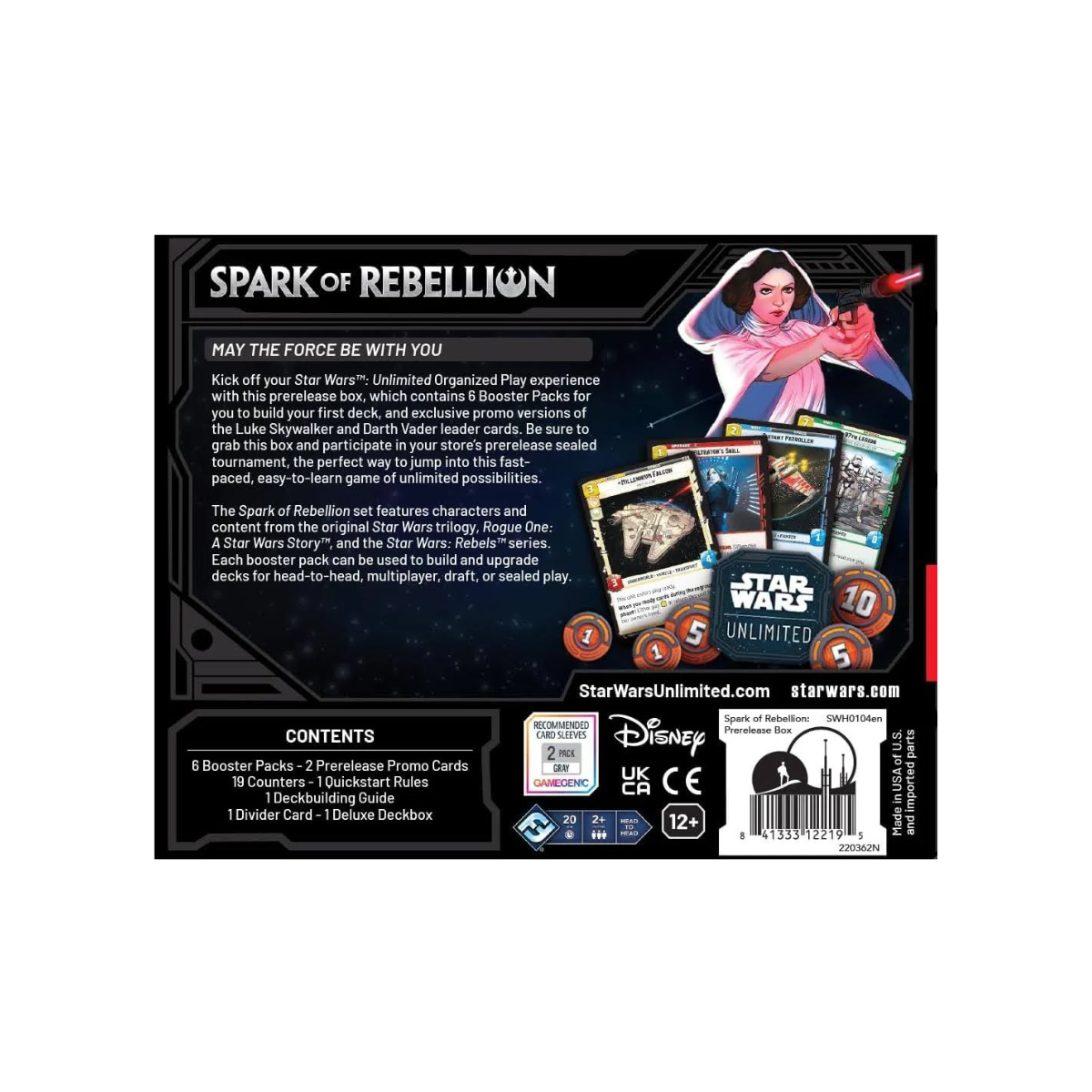 Star Wars Unlimited TCG - Spark of Rebellion - Prerelease Box