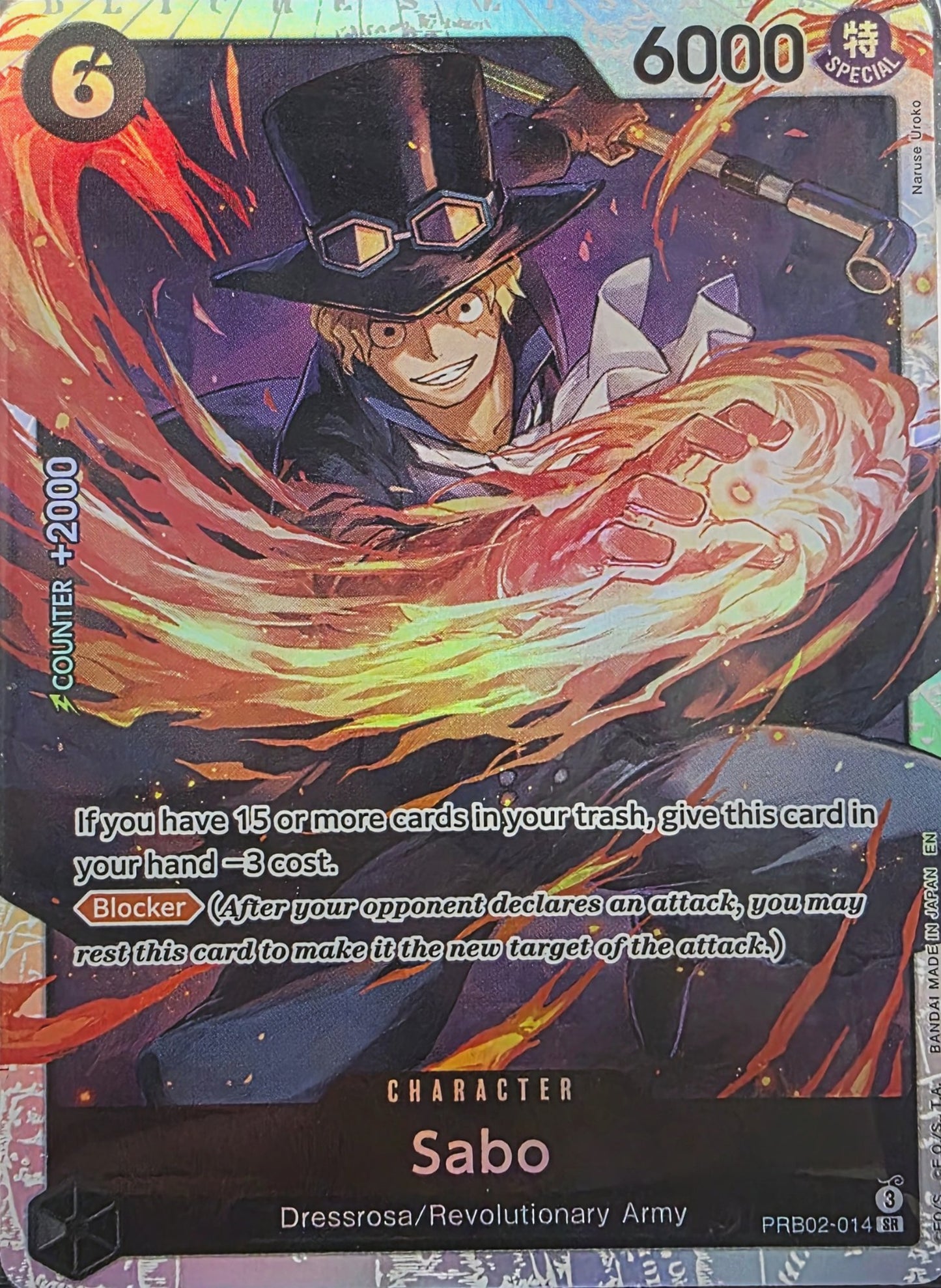 Image of Sabo ONE PIECE CARD THE BEST vol.2 PRB02-014