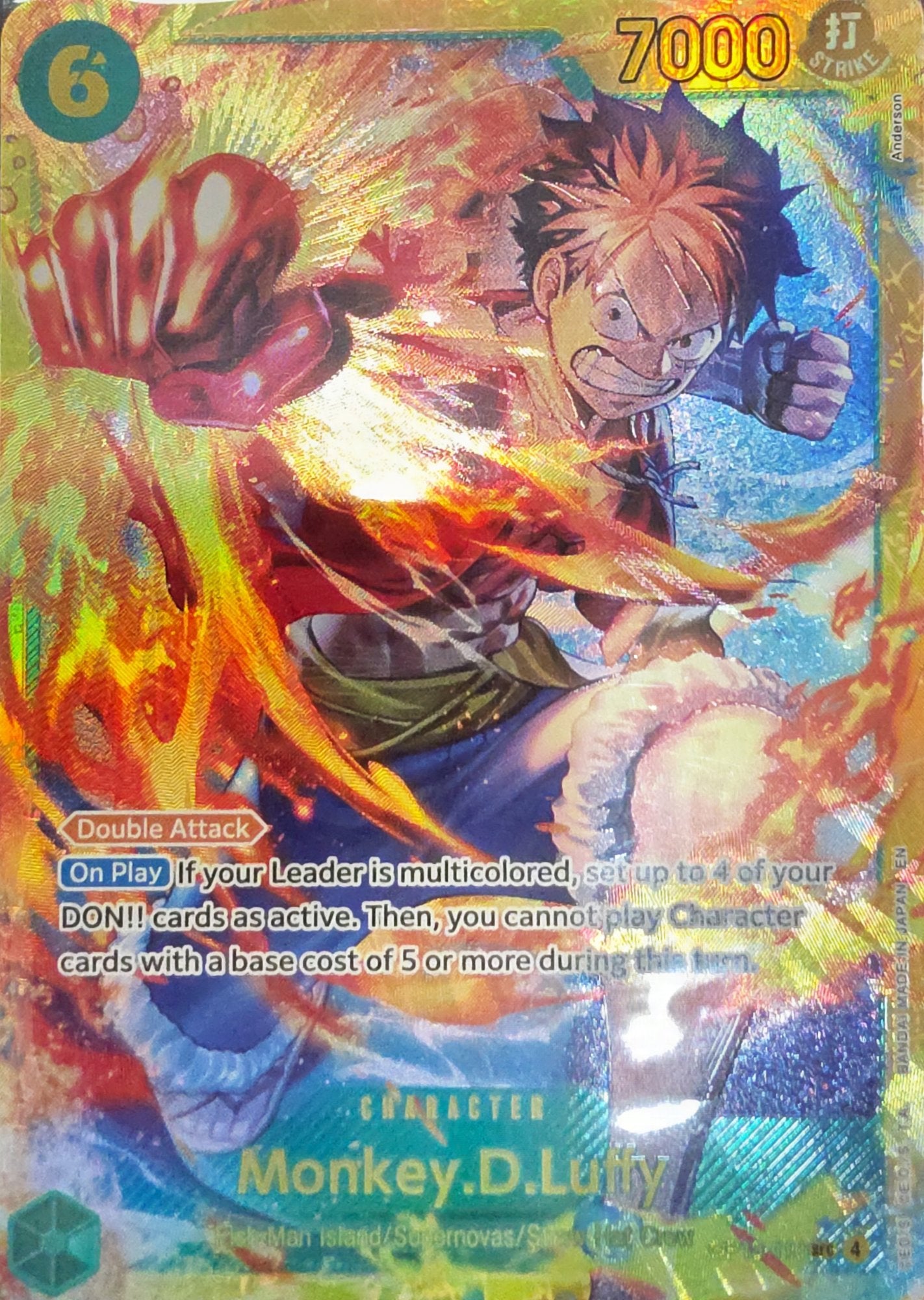 Image of Monkey.D.Luffy CARRYING ON HIS WILL OP13-118