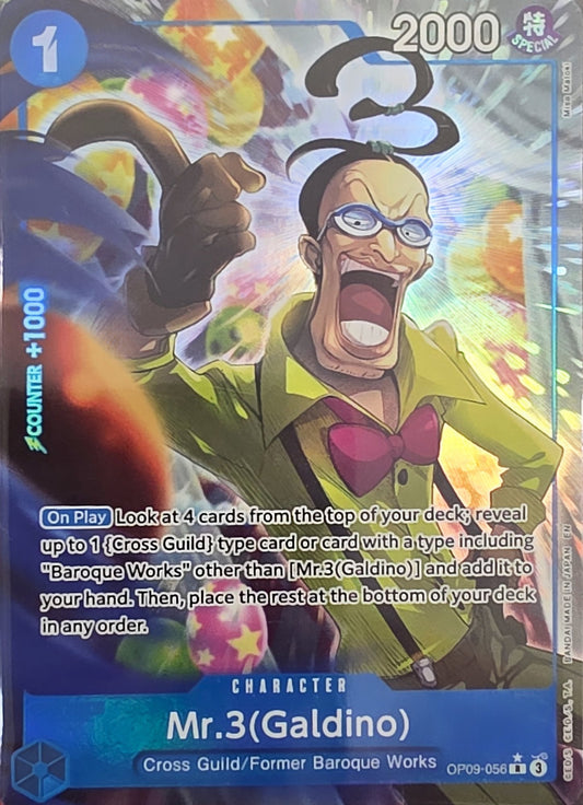 Image of Mr.3(Galdino) ONE PIECE CARD THE BEST vol.2 OP09-056