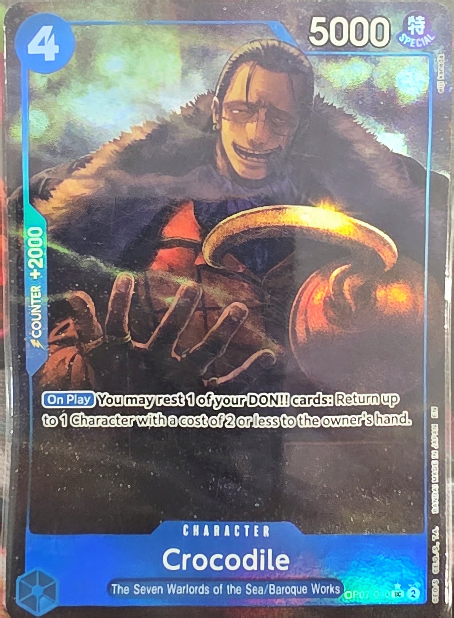 Image of Crocodile ONE PIECE CARD THE BEST vol.2 OP07-040