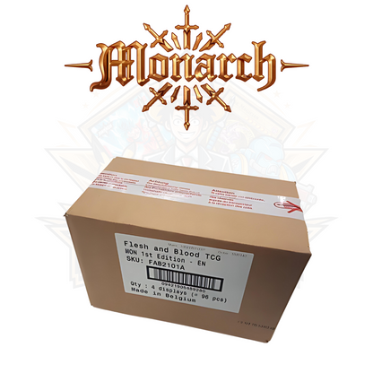 Flesh and Blood TCG - Monarch 1st Edition - Sealed Case (4 Display Booster Box)