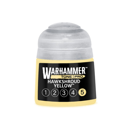 Citadel Tone Pro: Hawkshroud Yellow 5 (12ml) paint pot