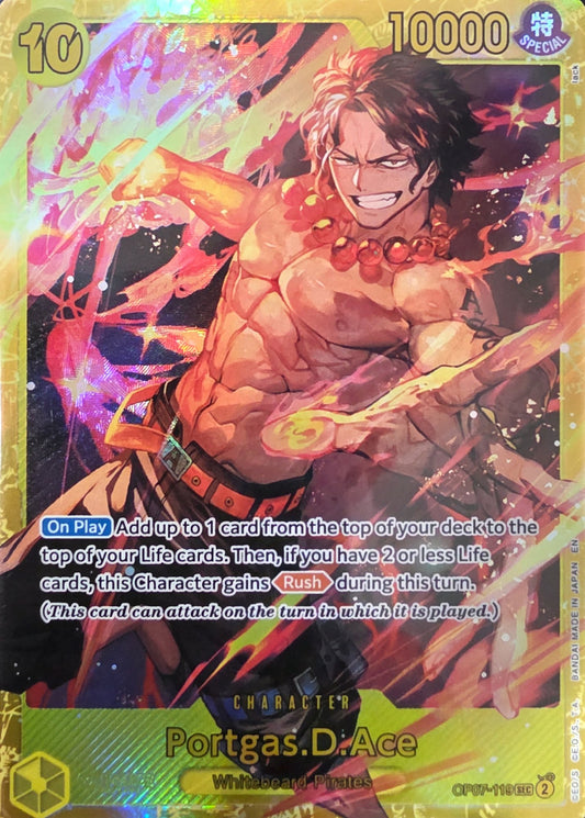 Image of Portgas.D.Ace ONE PIECE CARD THE BEST vol.2 OP07-119