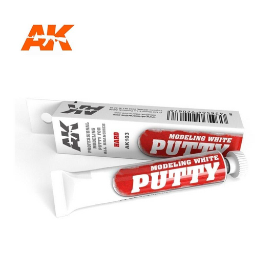 AK Interactive Modelling White Putty 20ml tube – Hobby Collectors Australia