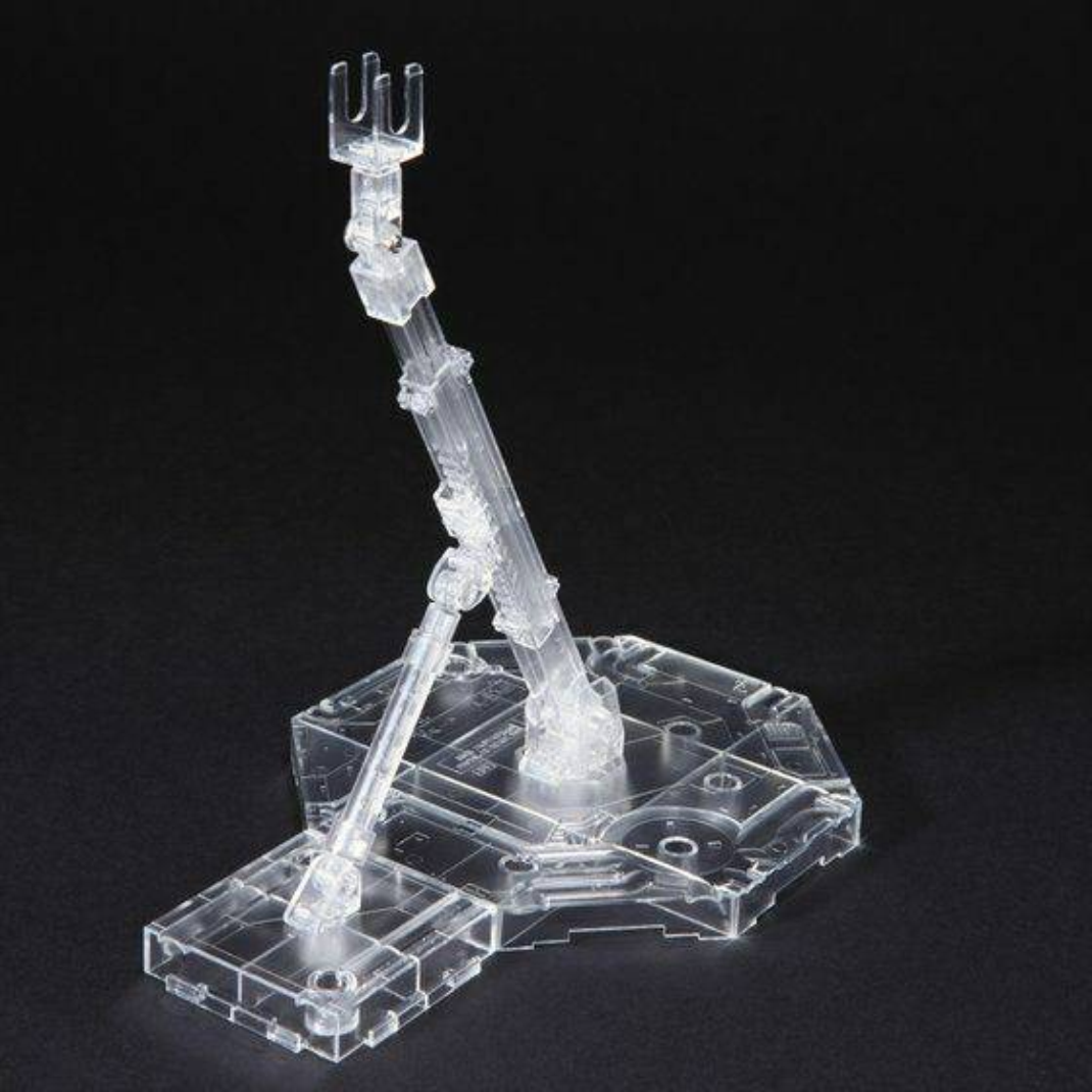 Action Base 1 Clear against a black background