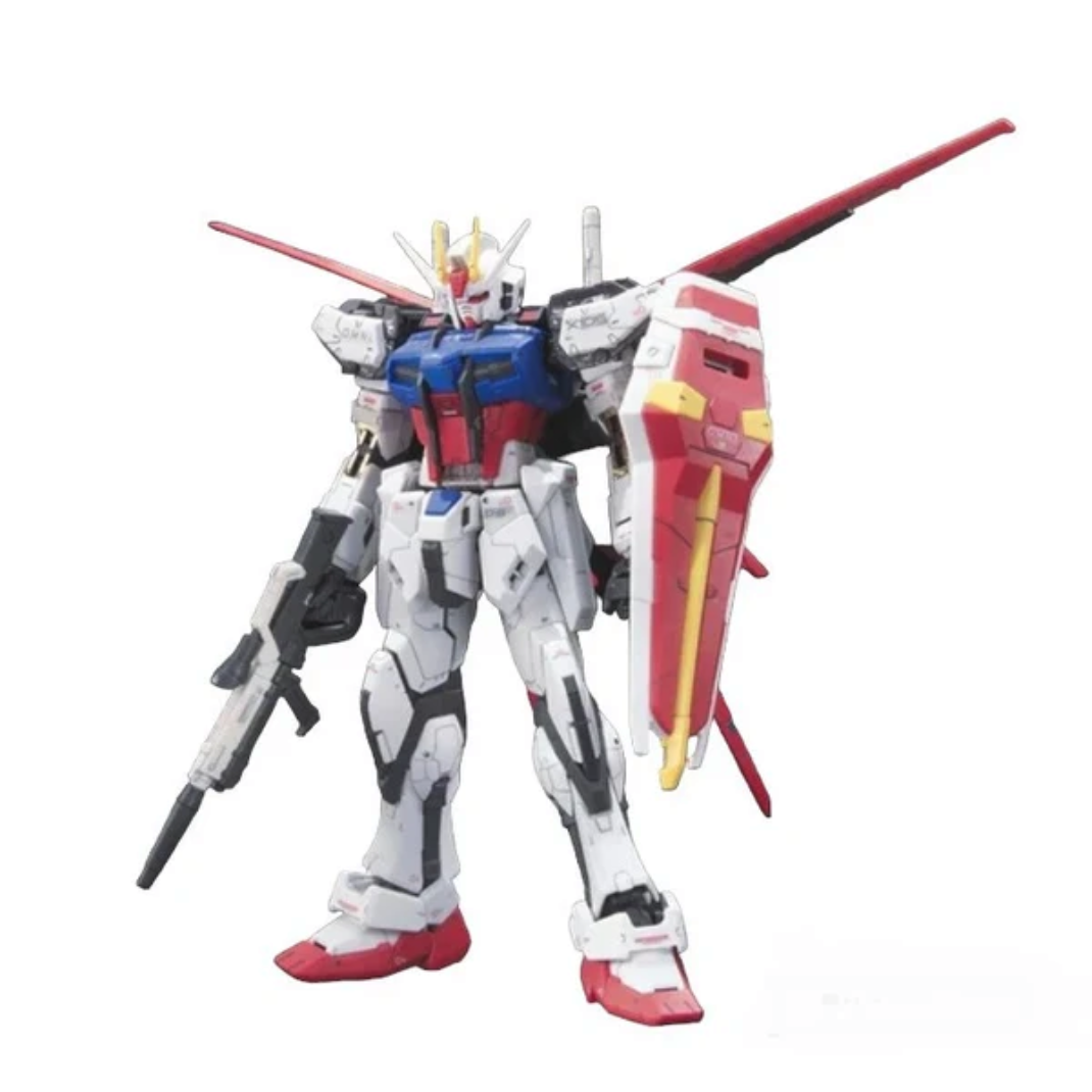 Bandai RG Aile Strike Gundam model kit box art